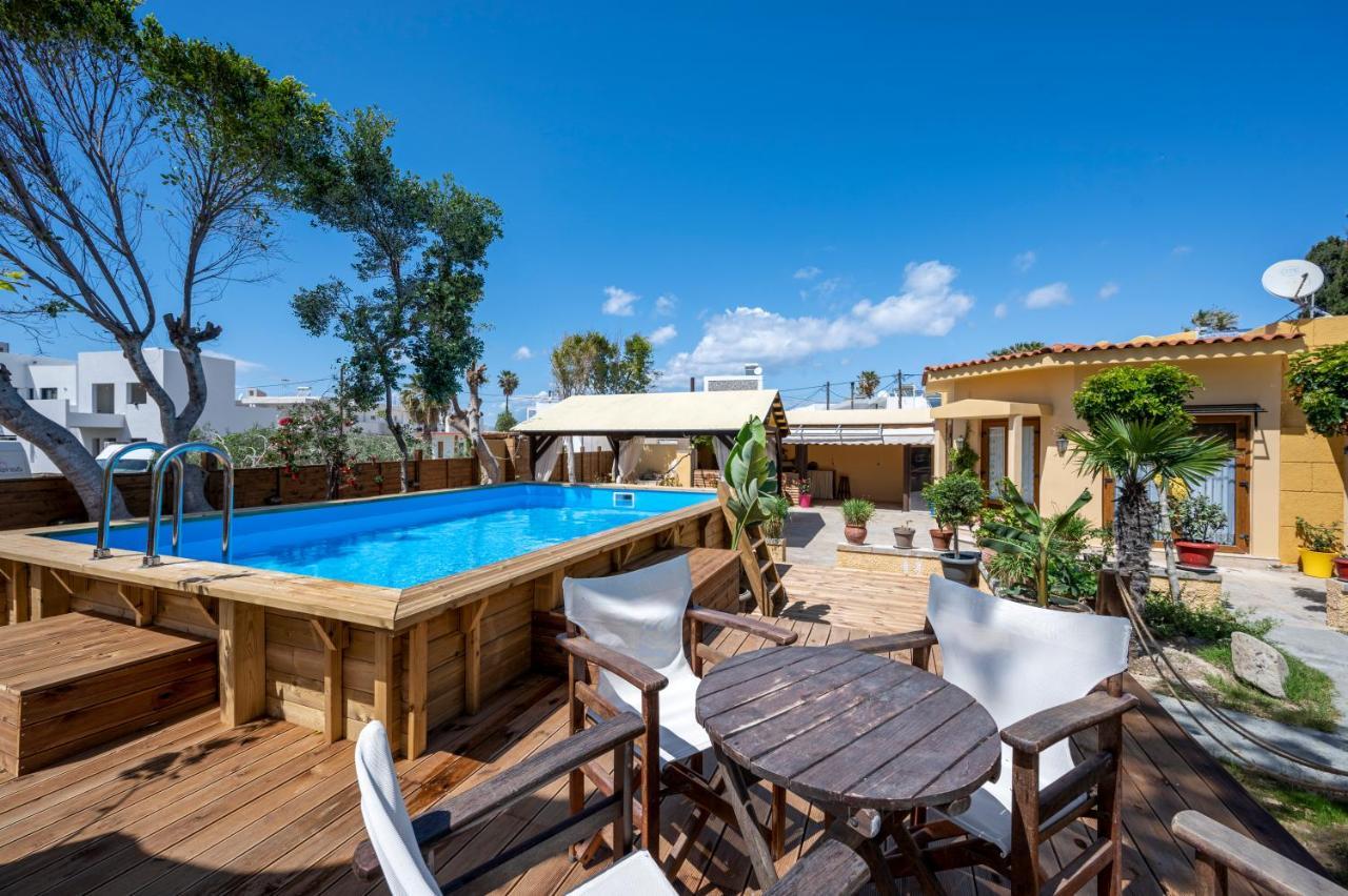Selana House With Outdoor Pool Villa Masticharion Exteriör bild
